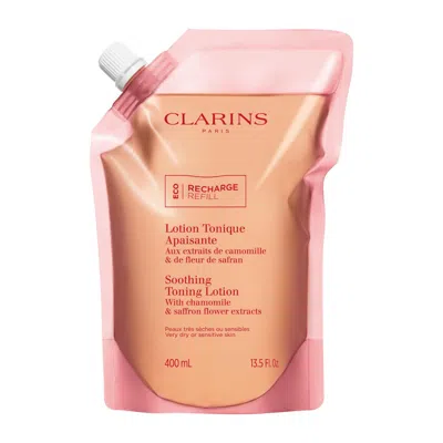 Clarins Soothing Toning Face Lotion - Sensitive Skin Eco-refill 13.5 Oz. Refill In White