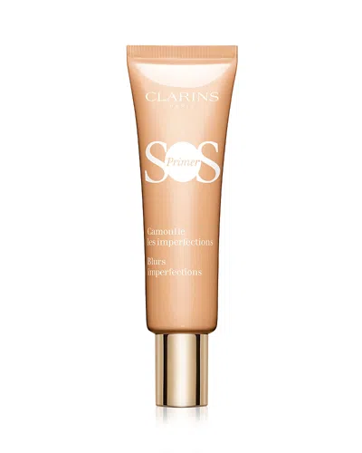 CLARINS SOS COLOR CORRECTING & HYDRATING MAKEUP PRIMER - PEACH 1 OZ.