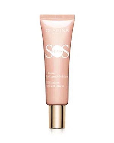 CLARINS SOS COLOR CORRECTING & HYDRATING MAKEUP PRIMER - PINK 1 OZ.
