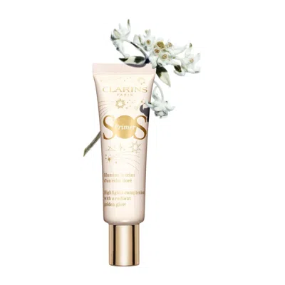 Clarins Sos Color Correcting Face Primer - Gold Glow In White