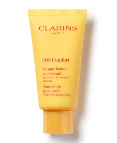 Clarins Sos Comfort Nourishing Balm Mask, 2.3 Oz. In Yellow