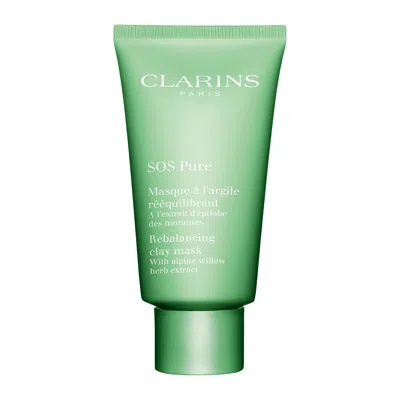 Clarins Sos Pure Rebalancing Clay Mask In White
