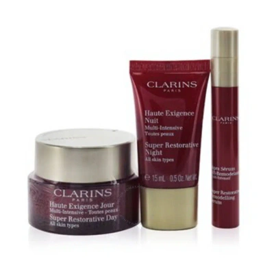 Clarins Super Restorative Collection Gift Set Gifts & Sets 3666057022012 In White