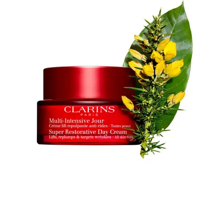 Clarins Super Restorative Day Anti Aging Face Cream In White