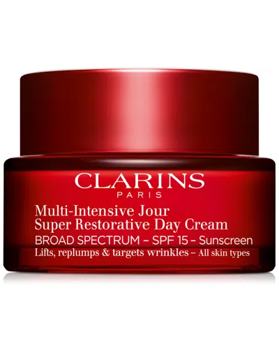 Clarins Super Restorative Day Moisturizer With Spf 15 Sunscreen In No Color