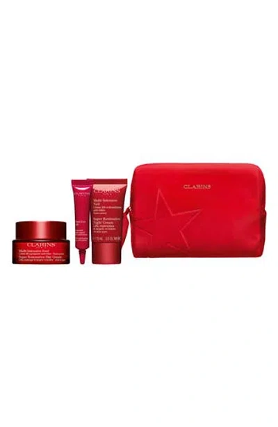 Clarins Super Restorative Holiday Set In Transparent
