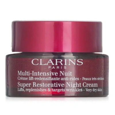 Clarins / Super Restorative Night Wear Very Dry Skin Cream 1.7 oz (50 Ml) In White