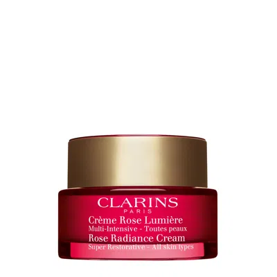 Clarins Super Restorative Rose Radiance Cream - All Skin Types In White