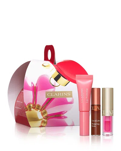 Clarins The Mini Lip Hits Gift Set In Transparent