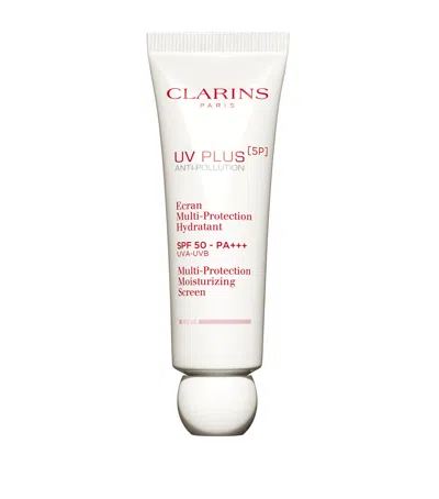 Clarins Uv Plus Anti-pollution Spf 50 In White