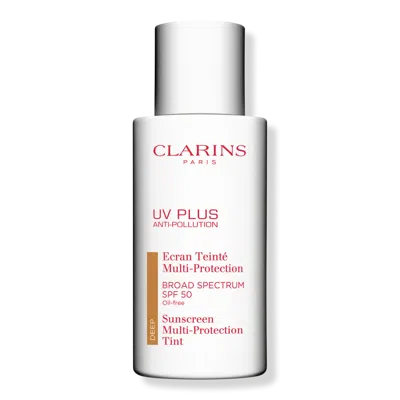 Clarins Uv Plus Anti-pollution Tinted Face Sunscreen Spf 50 - Deep