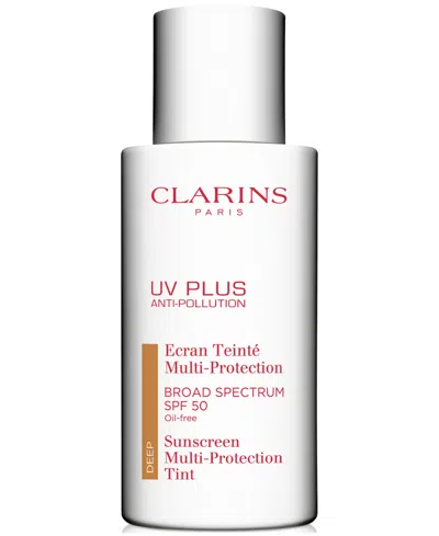 Clarins Uv Plus Anti-pollution Tinted Face Sunscreen Spf 50 In Deep