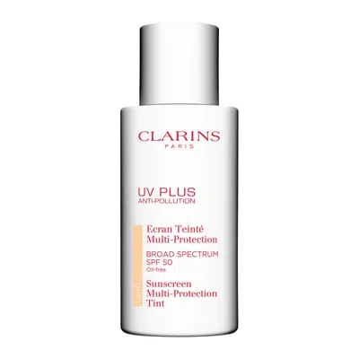 Clarins Uv Plus Anti-pollution Tinted Sunscreen Spf 50 1.7 Oz. - 01 Light In White