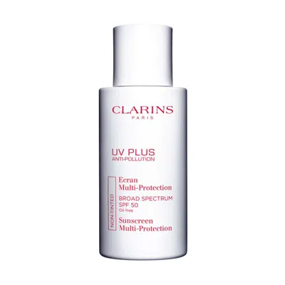 Clarins Uv Plus Spf 50 Anti Pollution Face Sunscreen 1.6 Oz. - Neutral In White