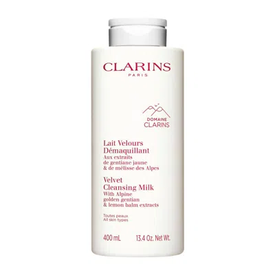 Clarins Velvet Facial Milk Cleanser 13.4 Oz. In White