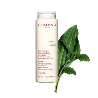 Clarins Velvet Facial Milk Cleanser 6.7 Oz. In White