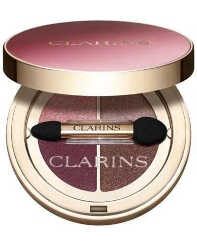 Clarins Women's 0.1oz 02 Rosewood Gradation Ombre 4 Couleurs Eyeshadow In White