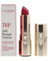 Clarins Women's 0.1oz 713v Hot Pink Joli Rouge Velvet Matte Lipstick