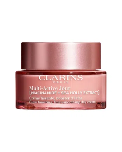 Clarins Women's 1.7oz Multi-active Day Face Cream - All Skin Types In Pink