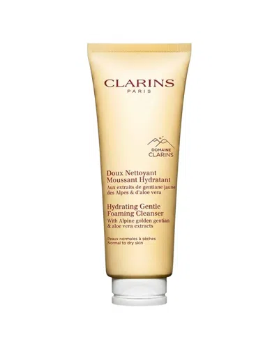Clarins Women's 4.4oz Hydrating Gentle Foaming Face Cleanser For Normal To Dry Skin In Transparent