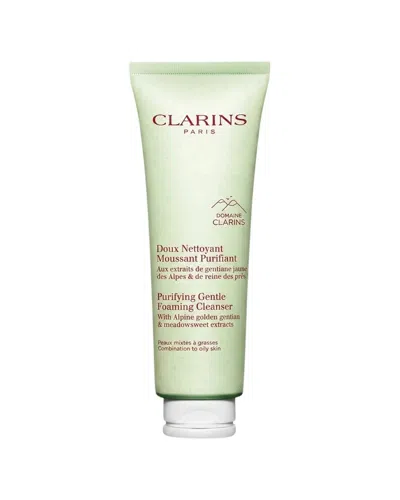 Clarins Women's 4.4oz Purifying Gentle Foaming Face Cleanser For Combination To Oily Skin In Transparent