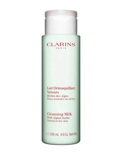 Clarins Women's 6.9oz Cleansing Milk Alpine Herbs Moringa In White