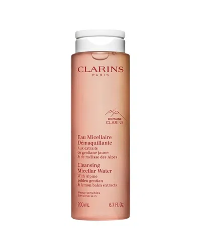 Clarins Women's 6.7oz Cleansing Micellar Water Face Makeup Remover In Transparent