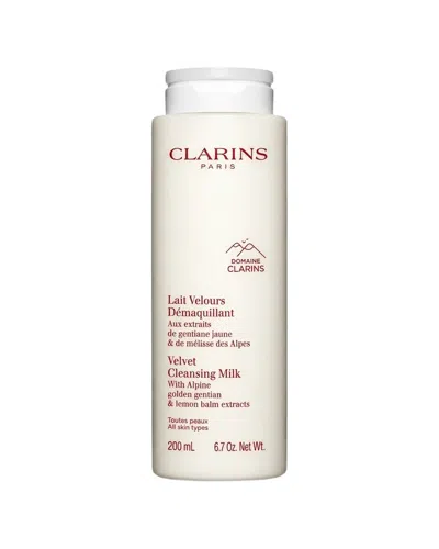 Clarins Women's 6.7oz Velvet Facial Milk Cleanser - Hydrating + Gentle Milk Makeup Remover In Transparent