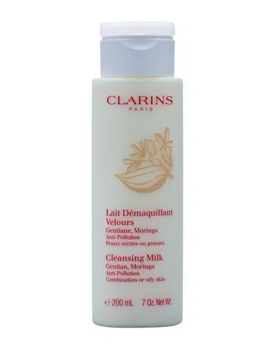Clarins Women's 7oz Cleansing Milk Gentian Moringa In White