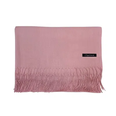 Clarissa Damita Fall Scarf In Pink
