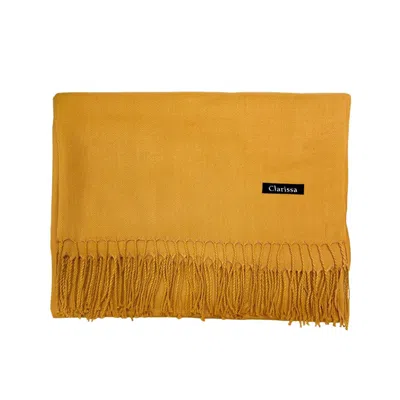 Clarissa Damita Fall Scarf In Yellow