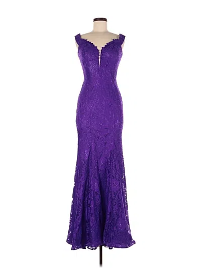 Clarisse Cocktail Dress In Purple