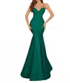 Clarisse Elegant Sweetheart Mermaid Gown In Forest
