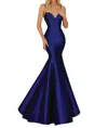 Clarisse Elegant Sweetheart Mermaid Gown In Navy
