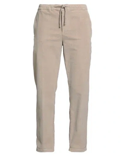 Clark Man Pants Beige Size 34 Cotton, Elastane
