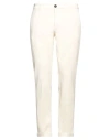 Clark Man Pants Cream Size 38 Cotton, Elastane