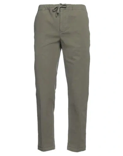 Clark Man Pants Military Green Size 32 Cotton, Elastane