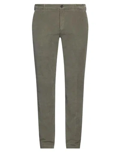 Clark Man Pants Military Green Size 38 Cotton, Elastane