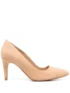 Clarks 75mm Laina Rae Suede Pumps In Neutrals