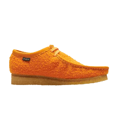 Pre-owned Clarks Aimé Leon Dore X Wallabee Casentino Wool 'orange'