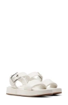 Clarks Alda Strap In Off White Lea