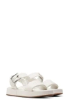 Clarks Alda Strap In White