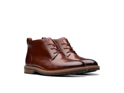 Clarks Aldwin Chukka Men's Boots Mid Tan Leather: 9.5 D - Medium In Brown