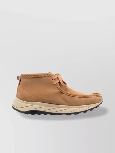 Clarks Wallabee Boots In Beige