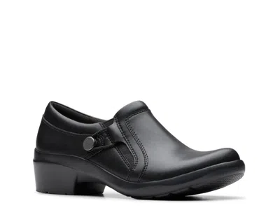 Clarks Angie Holly Slipon In Black