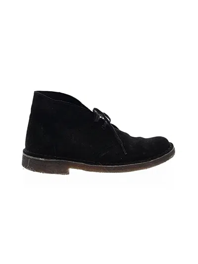 Pre-owned Clarks Ankle Boots In Black