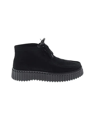 Pre-owned Clarks Ankle Boots In Black
