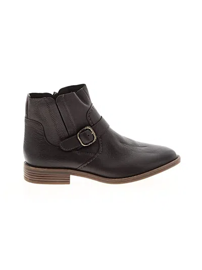 Pre-owned Clarks Ankle Boots In Black