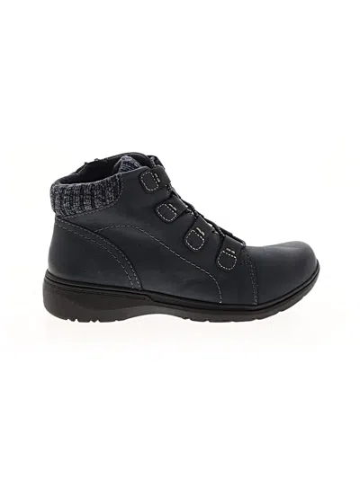 Pre-owned Clarks Ankle Boots In Blue