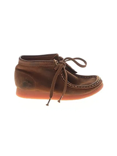 Pre-owned Clarks Kids' Ankle Boots In Brown